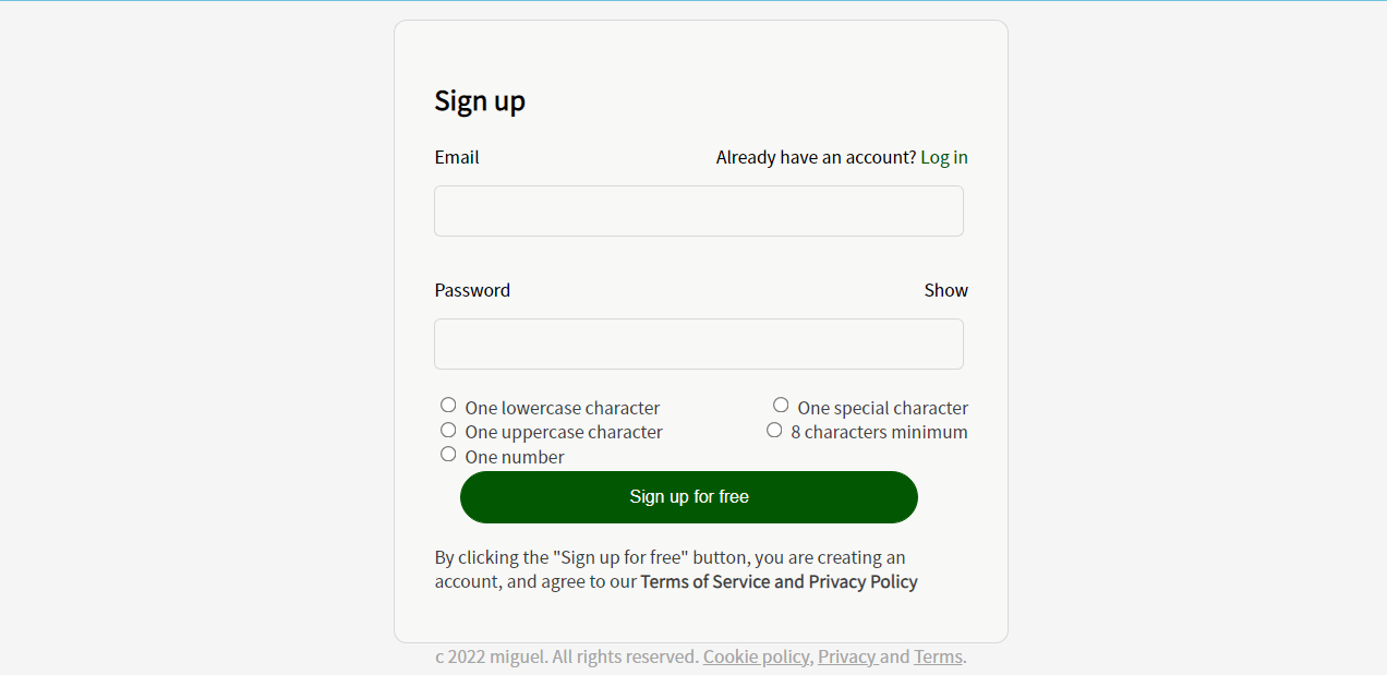 login